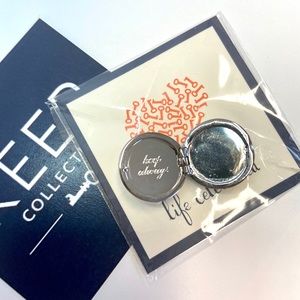 🔐 KEEP Collective | Silver Round Locket ✔️